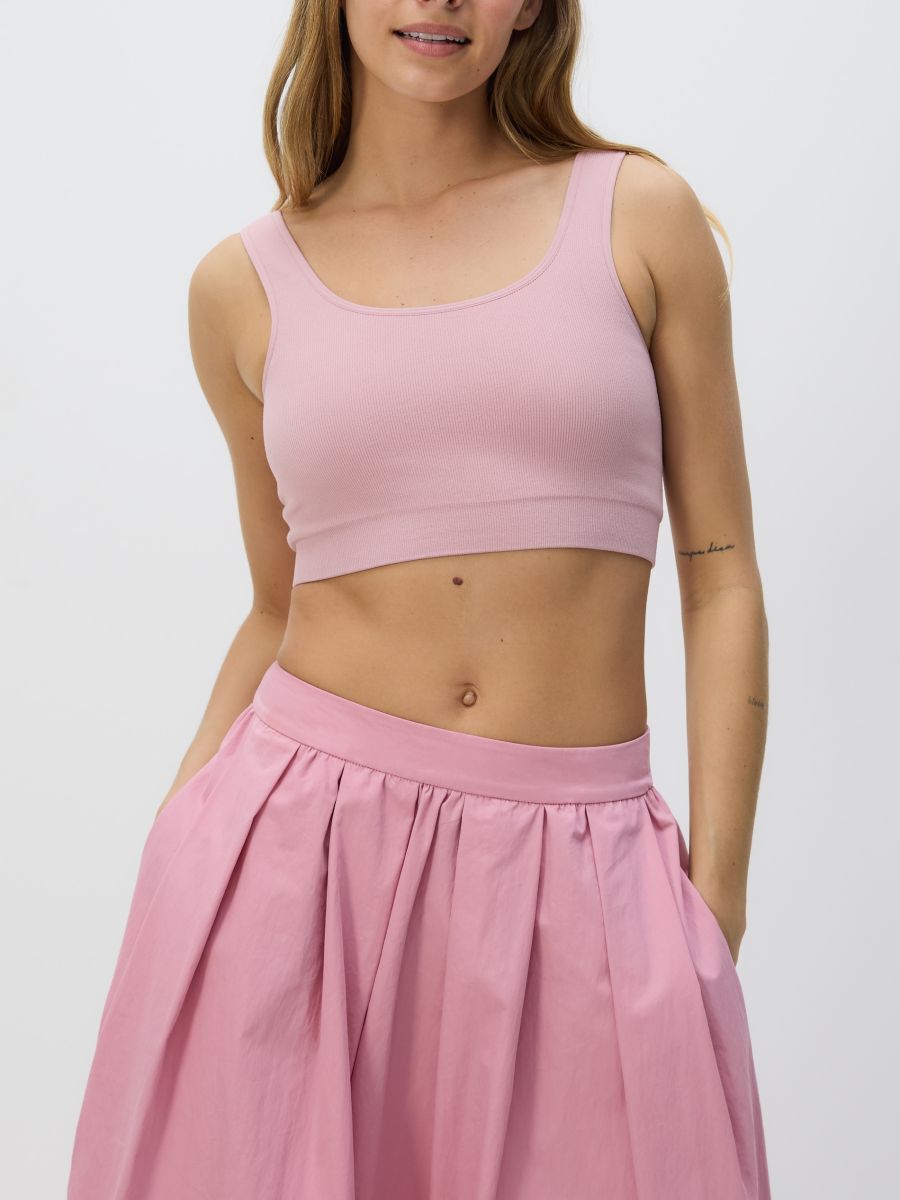 Crop top - pastel pink - RESERVED - 3