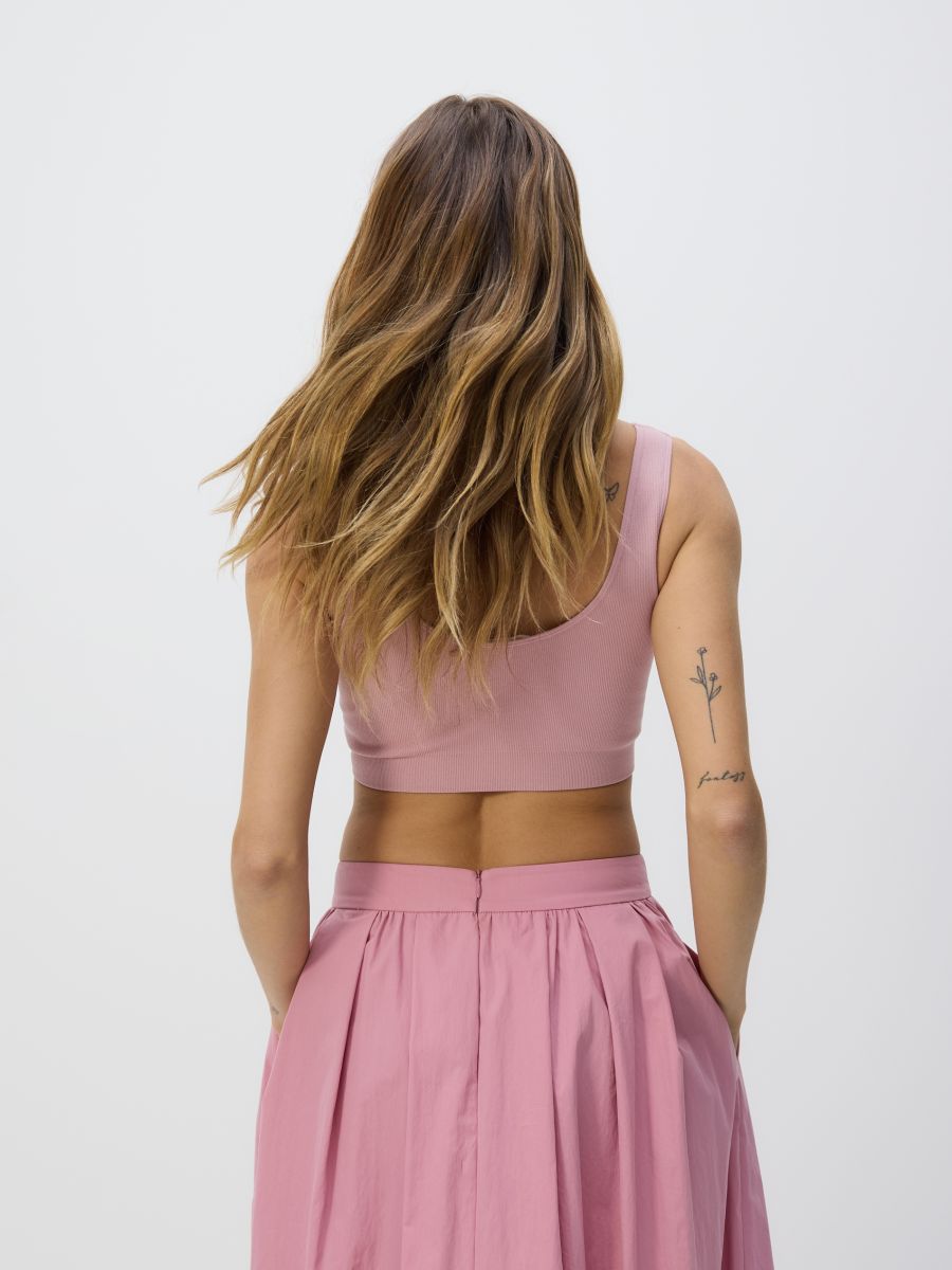 Crop top - pastel pink - RESERVED - 4