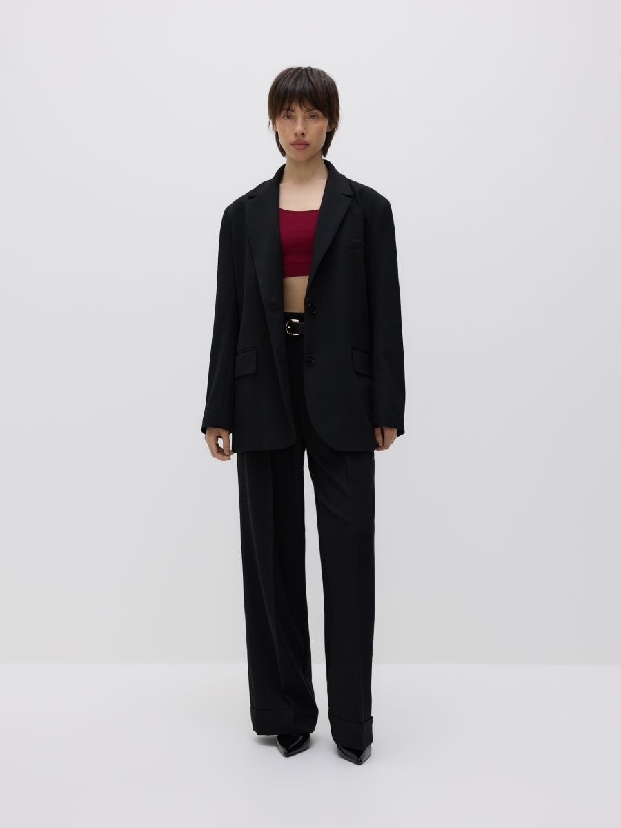 Crop top - maroon - RESERVED - 2