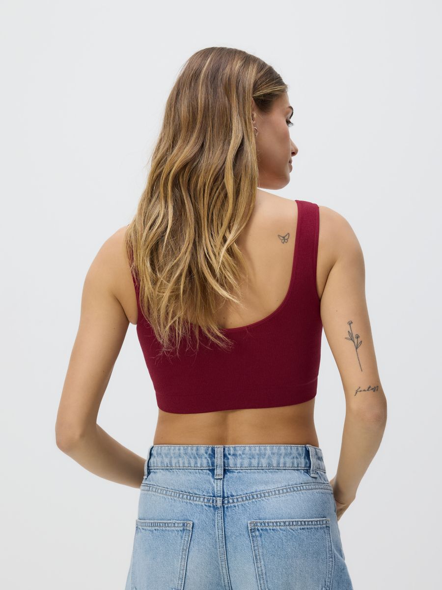 Crop top - maroon - RESERVED - 3