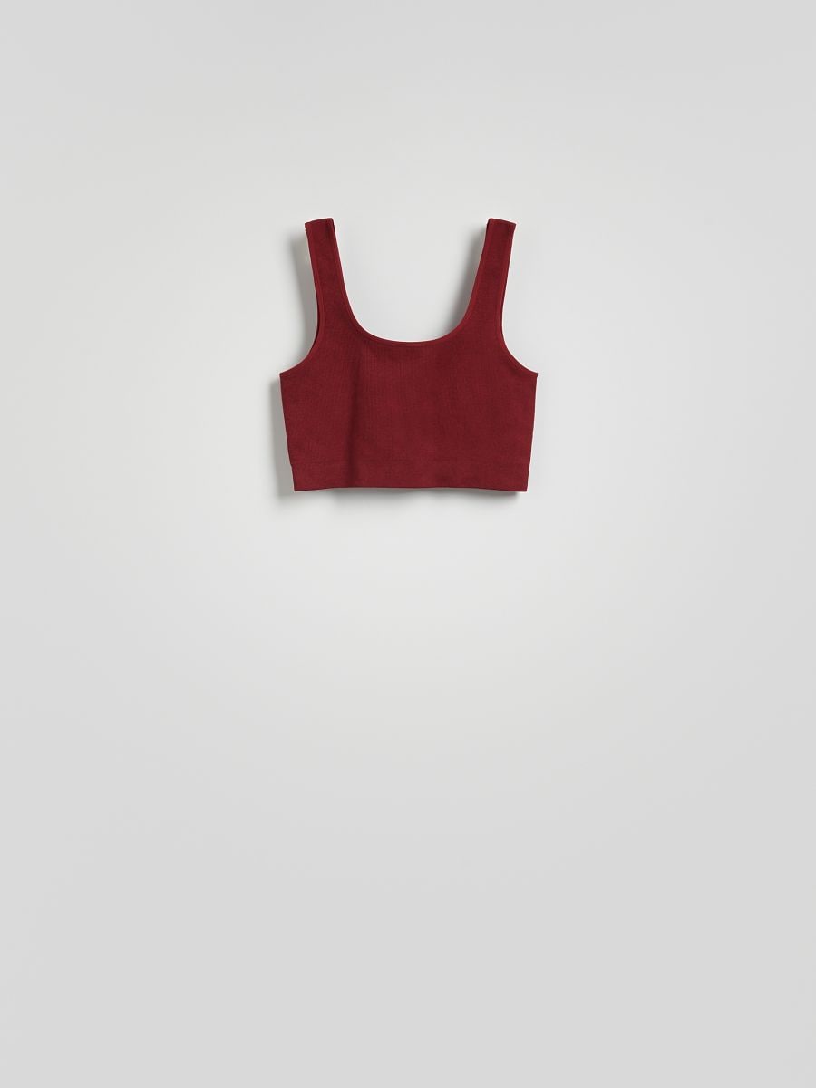 Crop top - maroon - RESERVED - 6