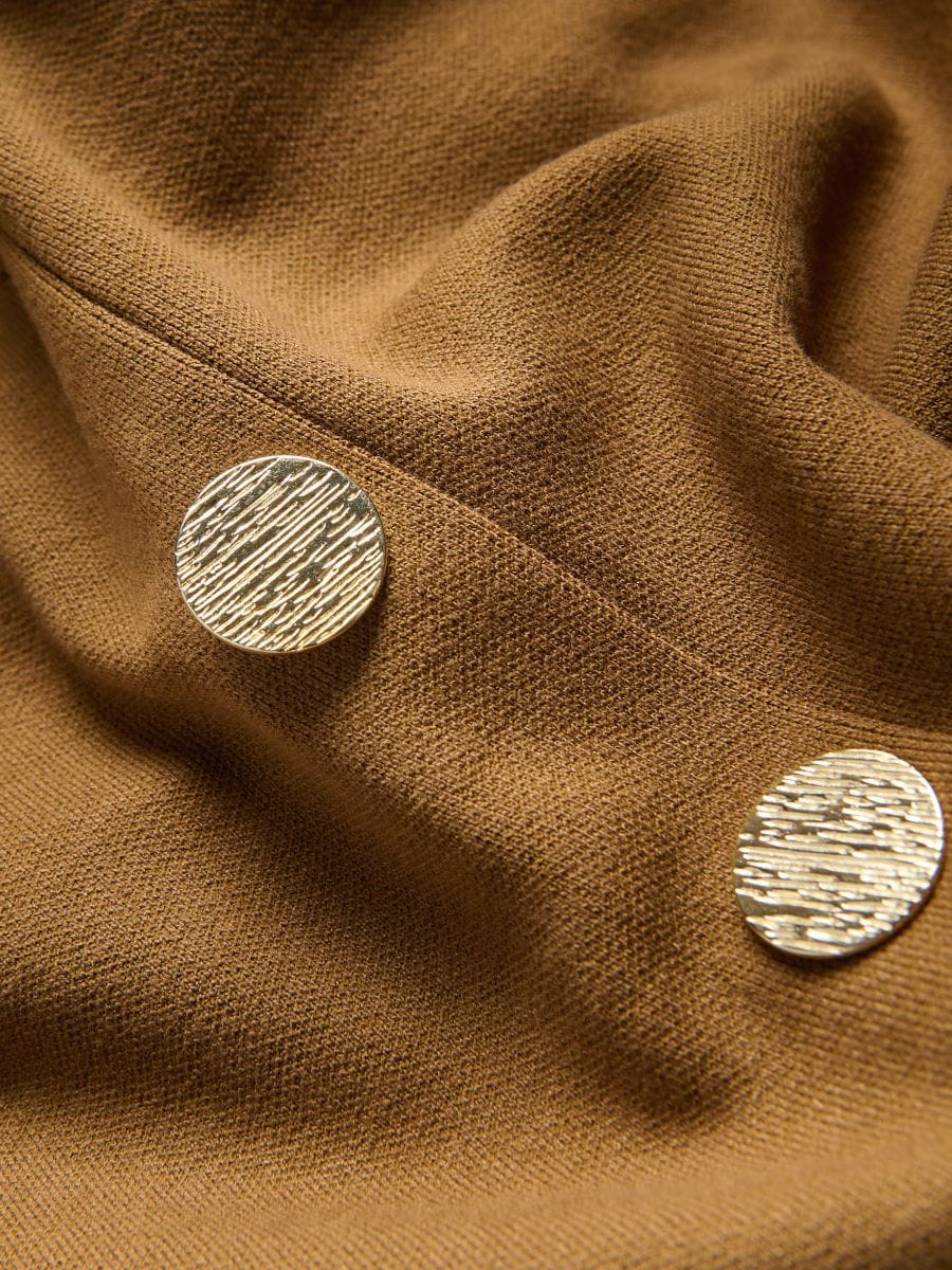 Viscose rich vest - golden brown - RESERVED - 2