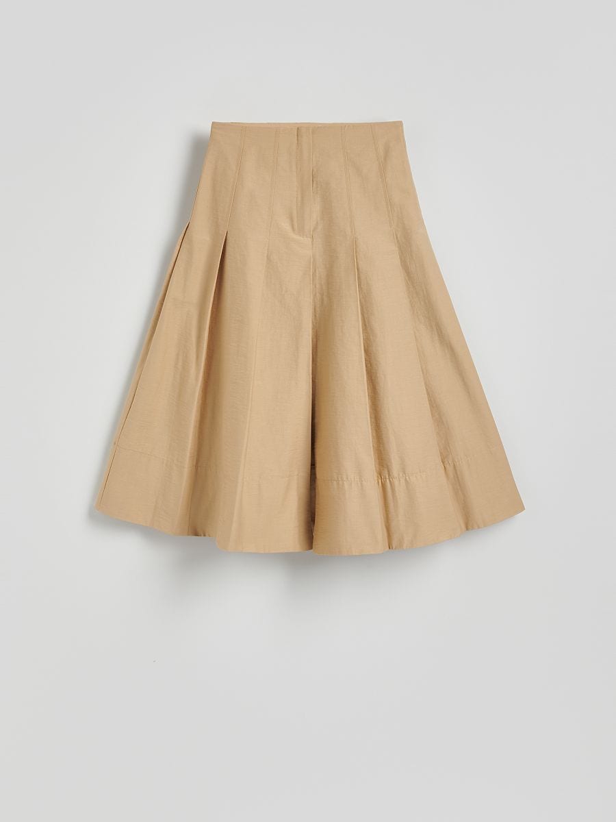 LADIES` SKIRT - пшеничний - RESERVED