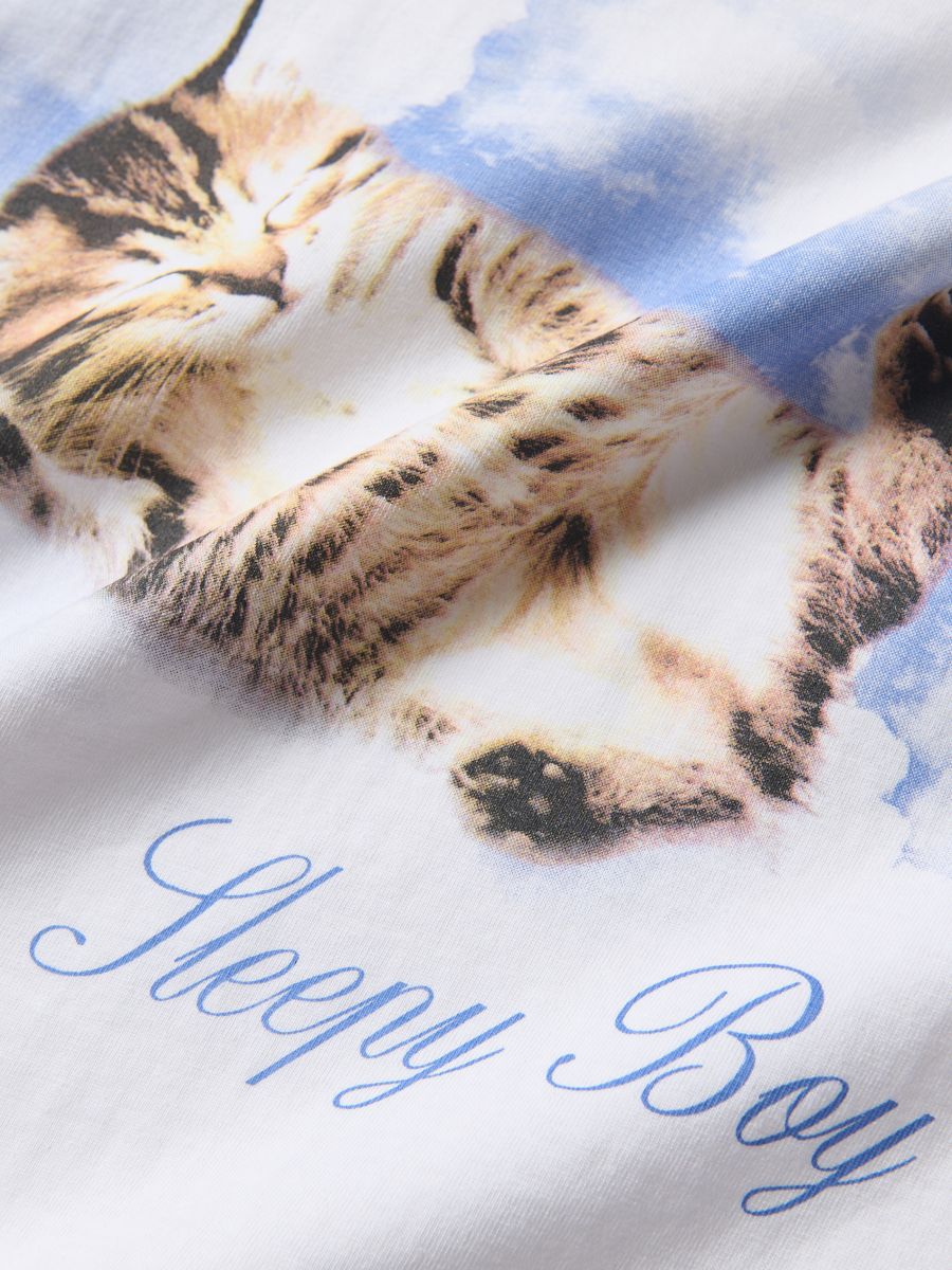 Boxy T-shirt with print - white - RESERVED - 7