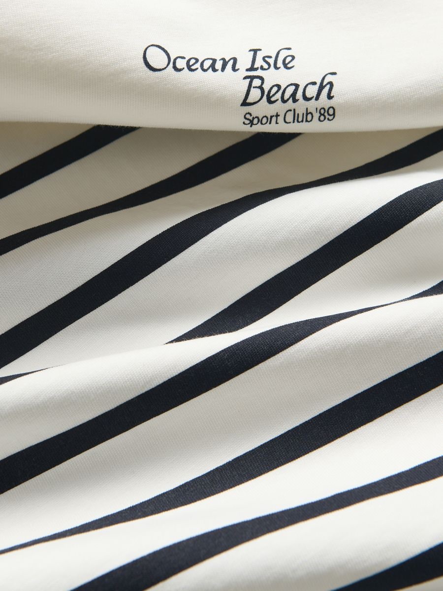 Regular fit stripe T-shirt - white - RESERVED - 6