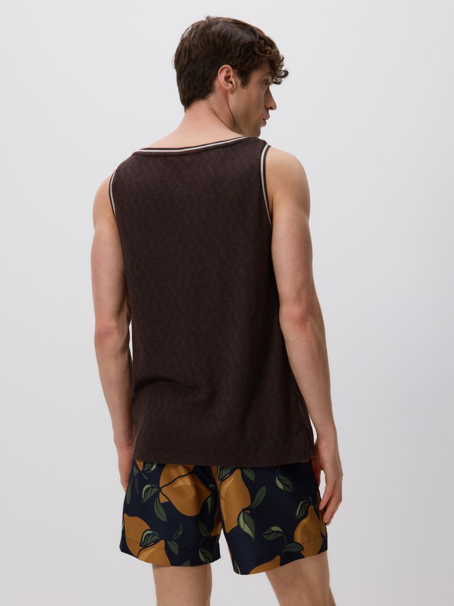 Kootud topp - pruun - RESERVED - 3