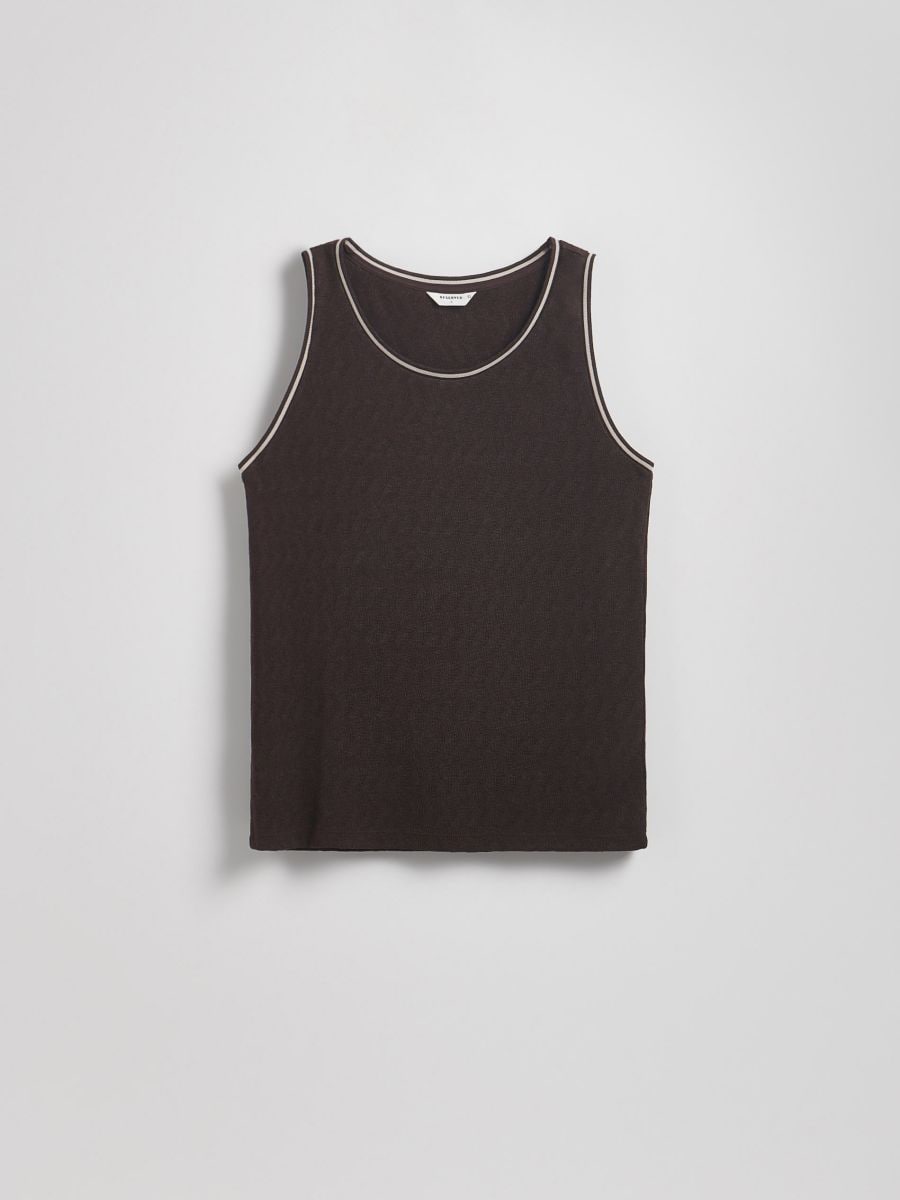 Kootud topp - pruun - RESERVED - 5