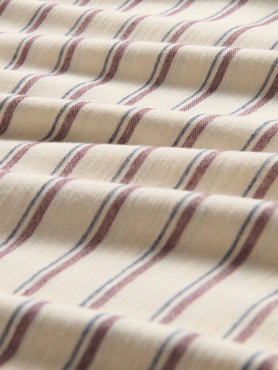 Regular fit stripe T-shirt - maroon - RESERVED - 2