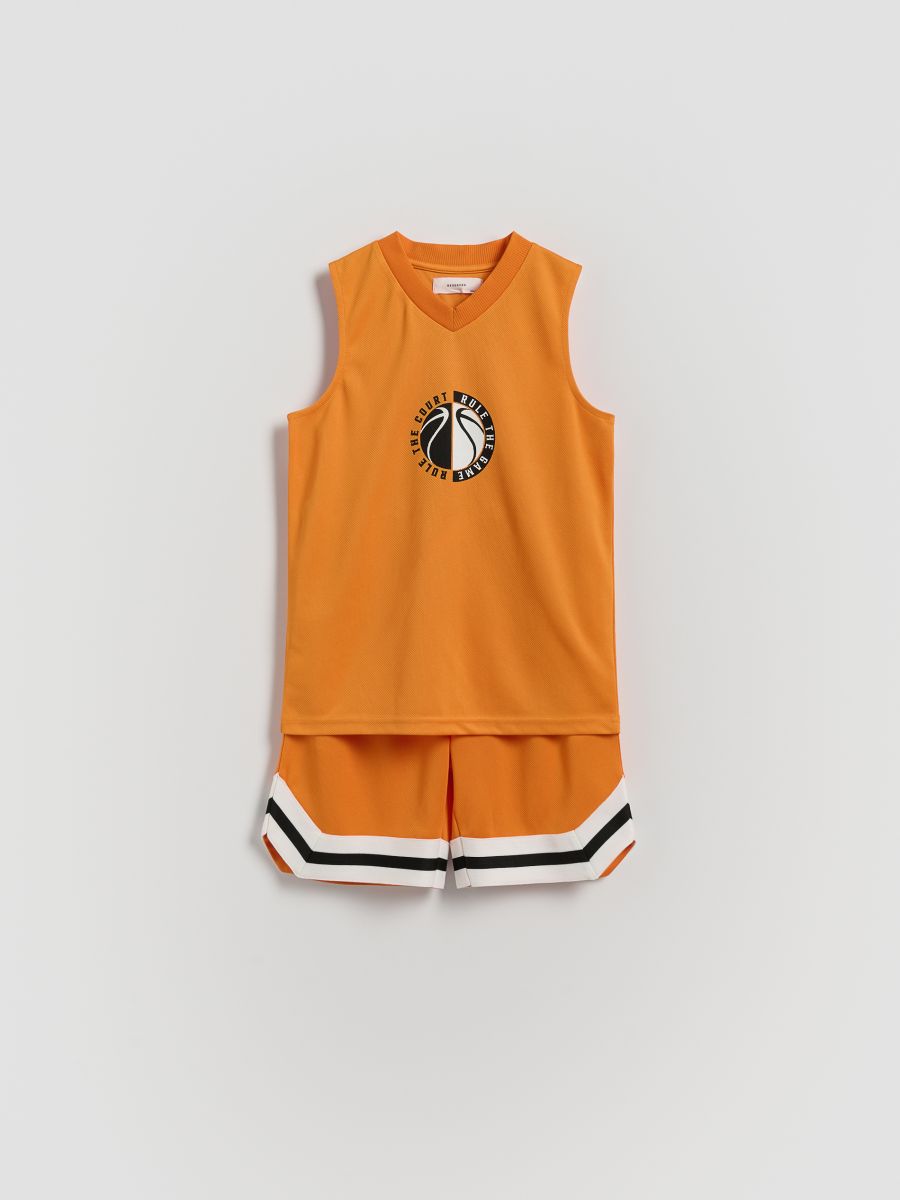 Sports set with print - orange - RESERVED - 2