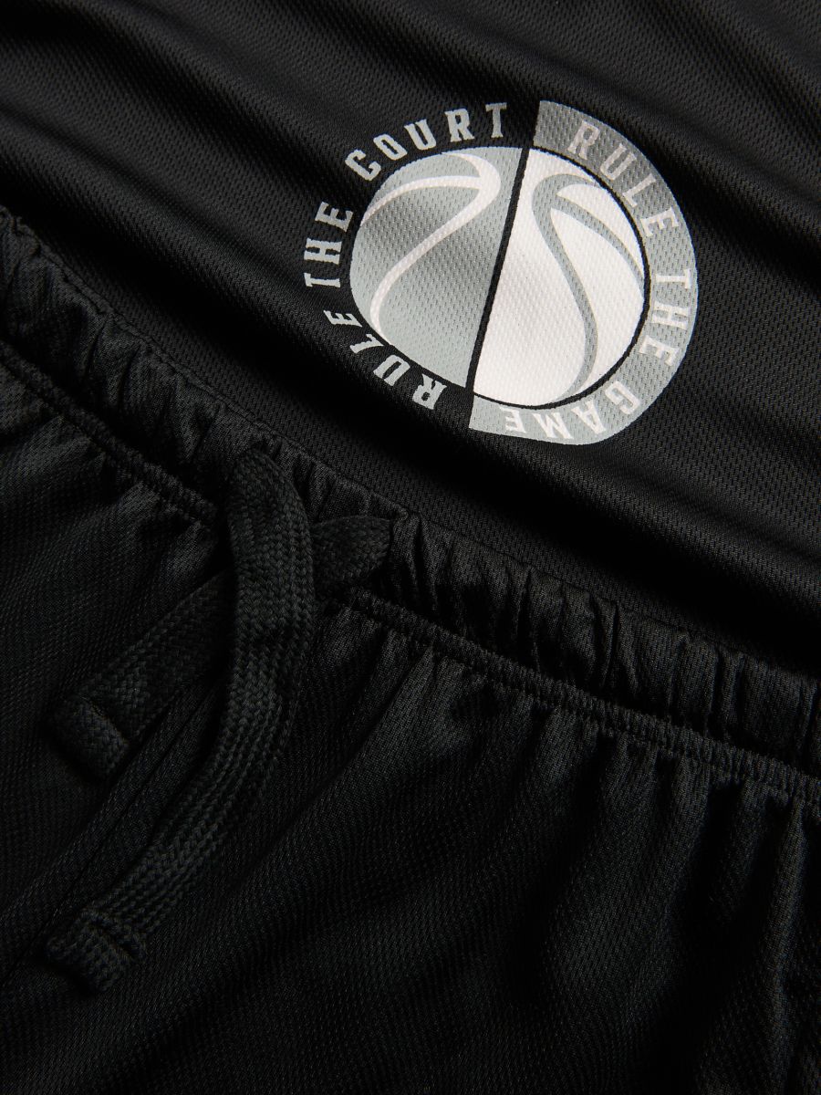Sports set with print - black - RESERVED - 3
