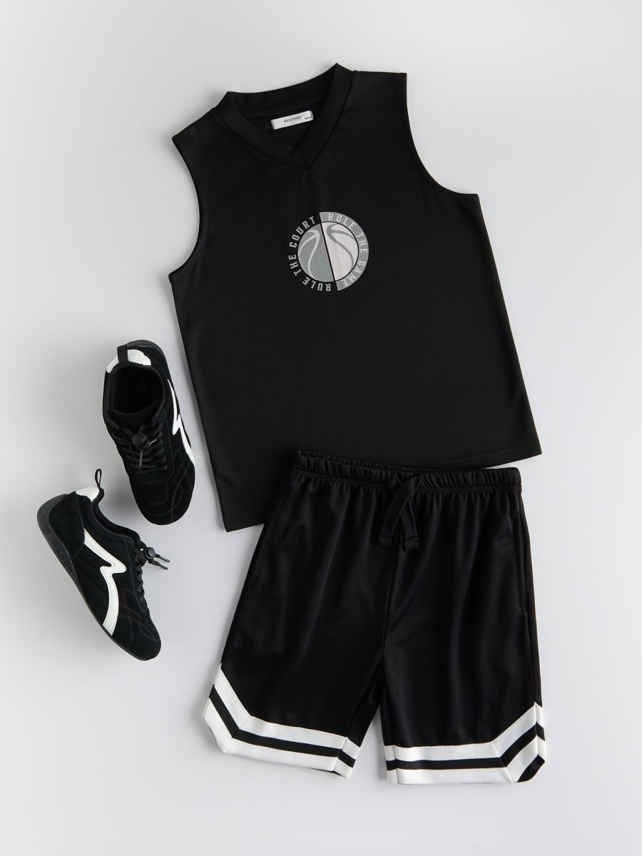 Sports set with print - black - RESERVED - 3
