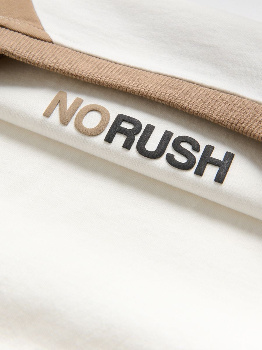 T-shirt with print - cream - RESERVED - 2