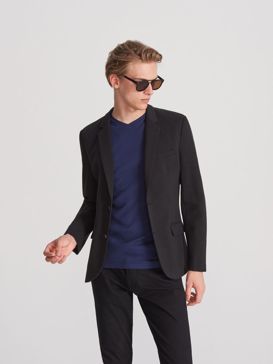 Fitted blazer cheap men