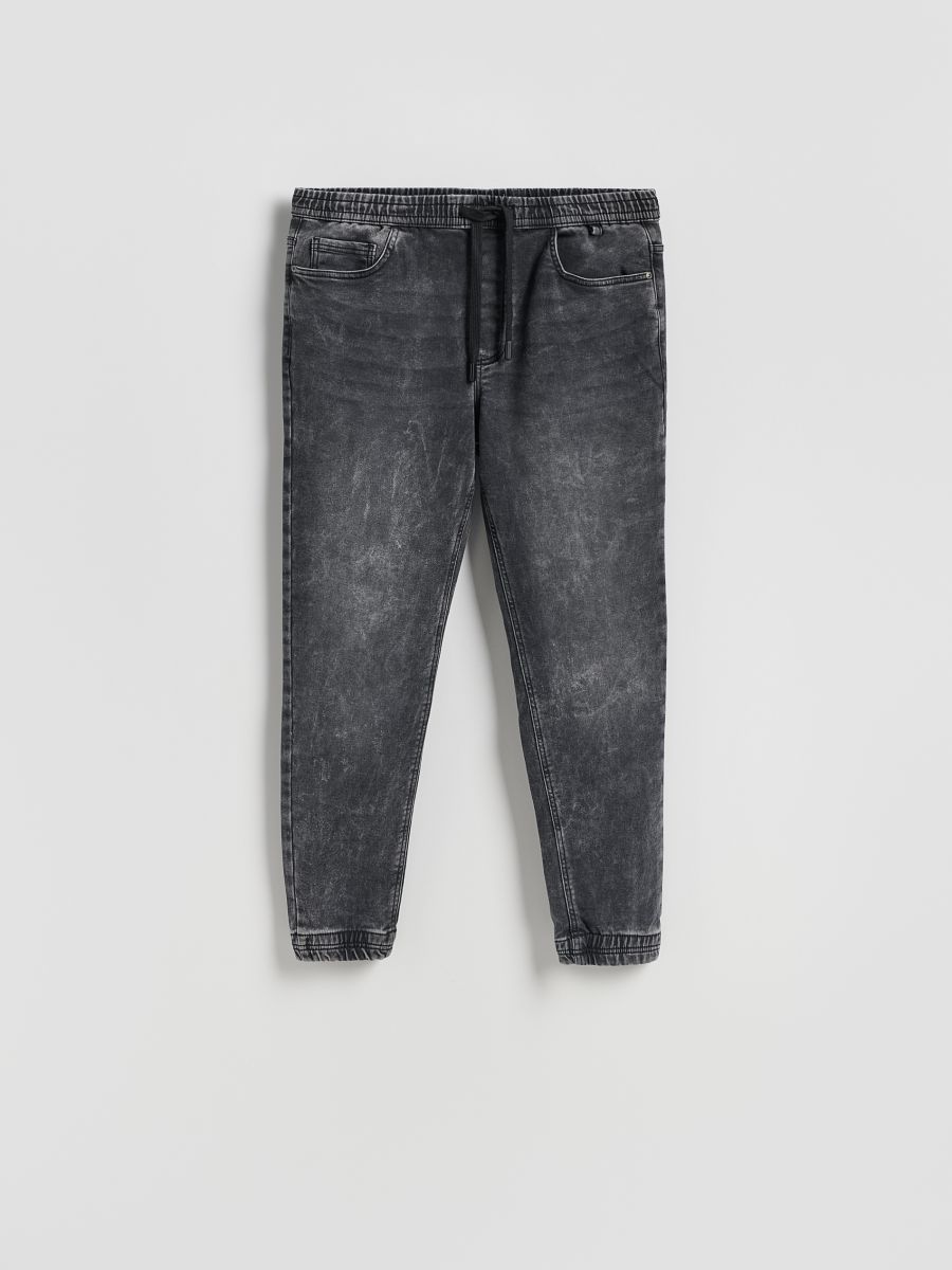 Jean coupe jogger - gris - RESERVED