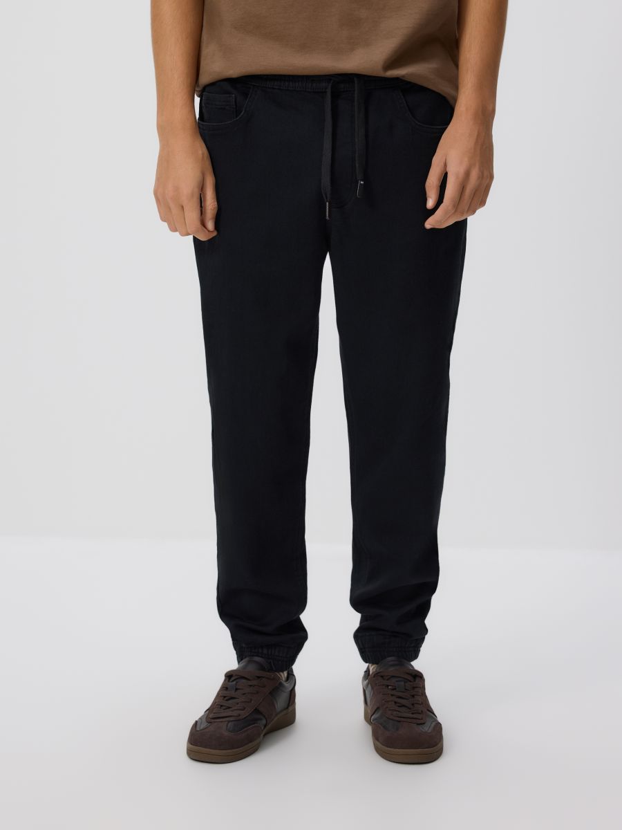 Jean coupe jogger - noir - RESERVED