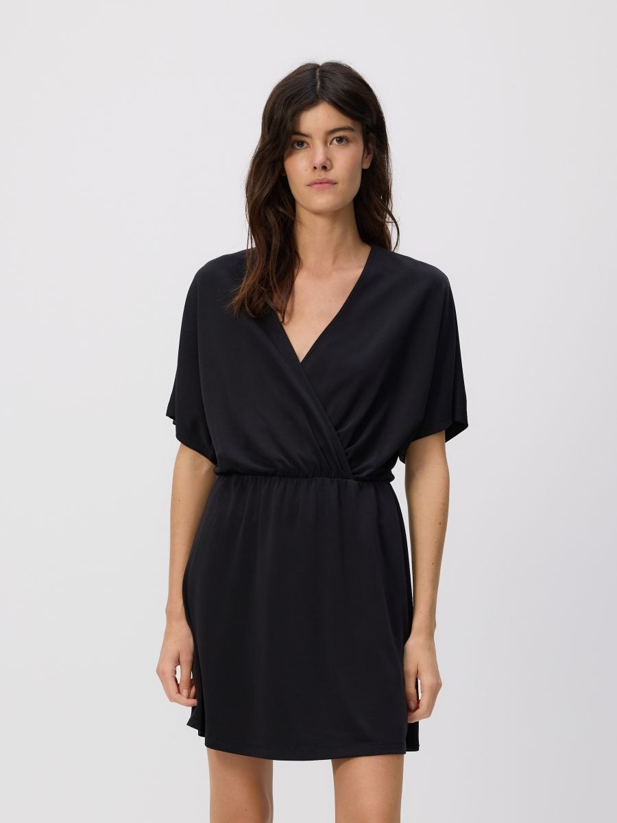 Abito mini in modal - grigio scuro - RESERVED - 3