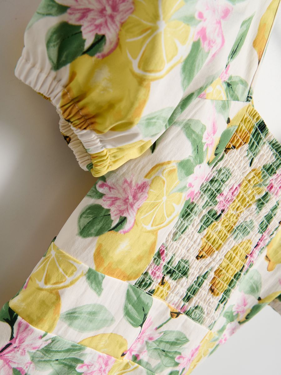Robe midi à motif - autre - RESERVED - 3