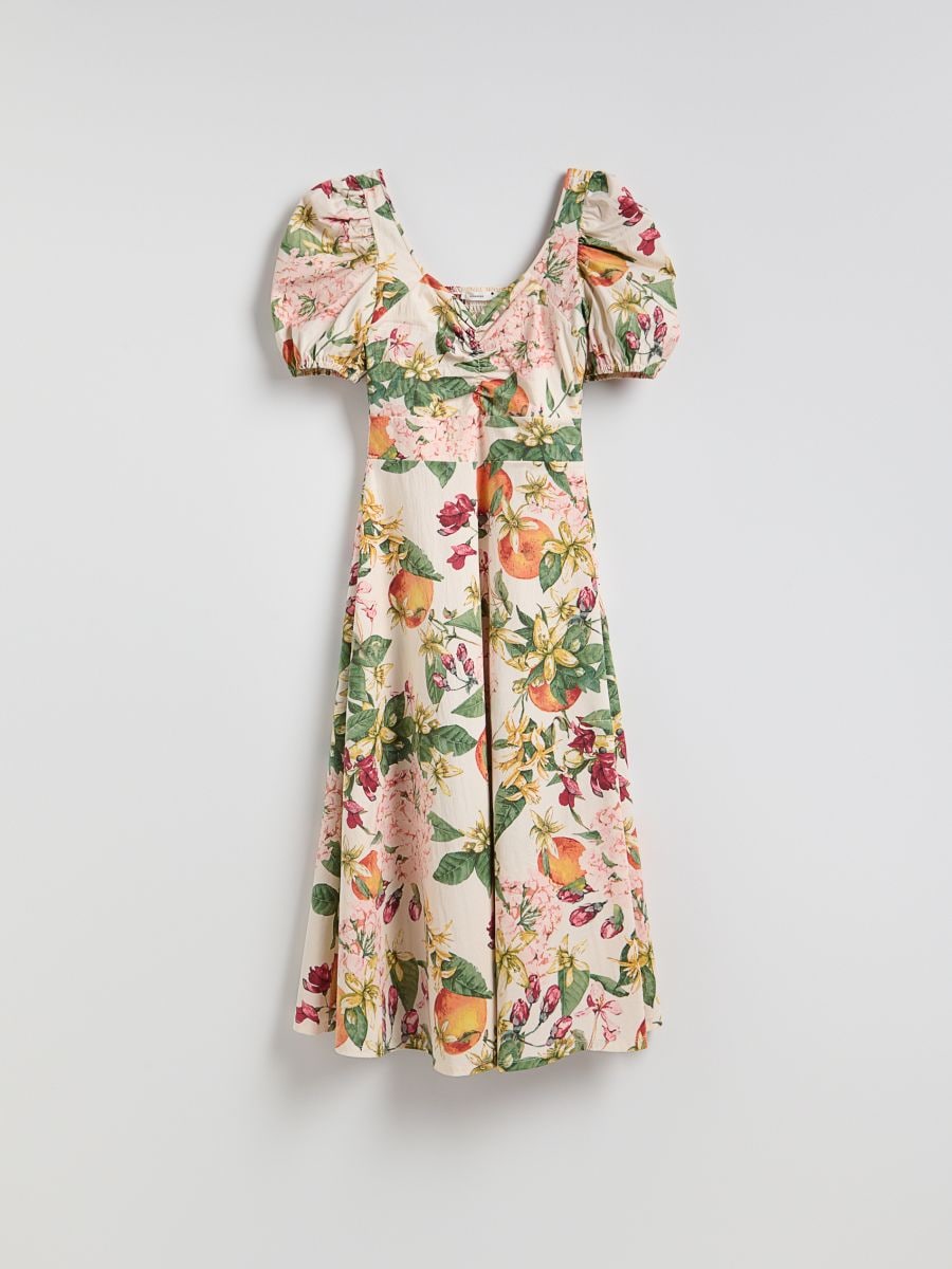 Robe midi à motif - Multicolore - RESERVED - 5