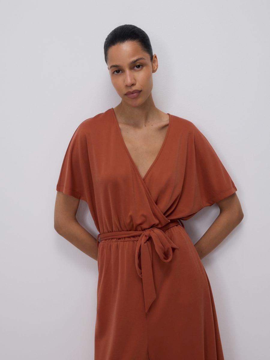 Modal blend jumpsuit - copper - RESERVED - 2