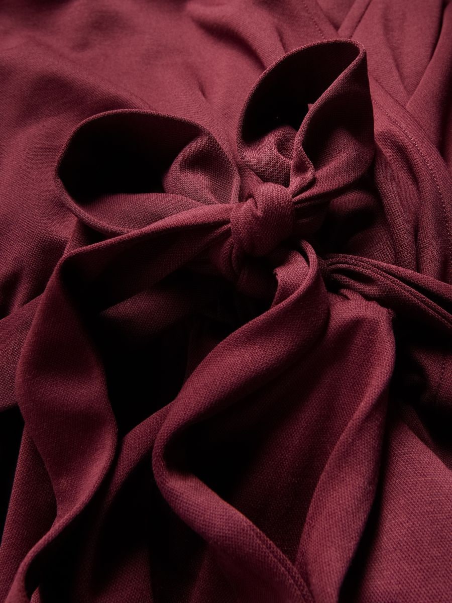 Modal blend jumpsuit - maroon - RESERVED - 7