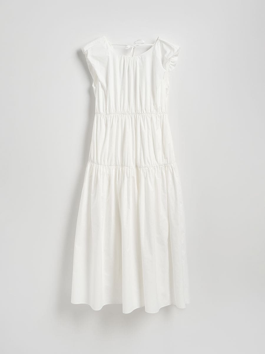 Rochie midi - crem - RESERVED - 6