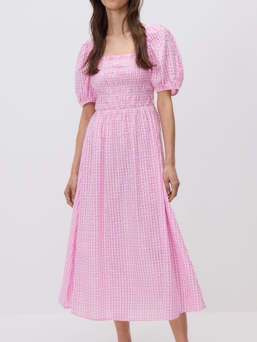 LADIES` DRESS - růžová - RESERVED