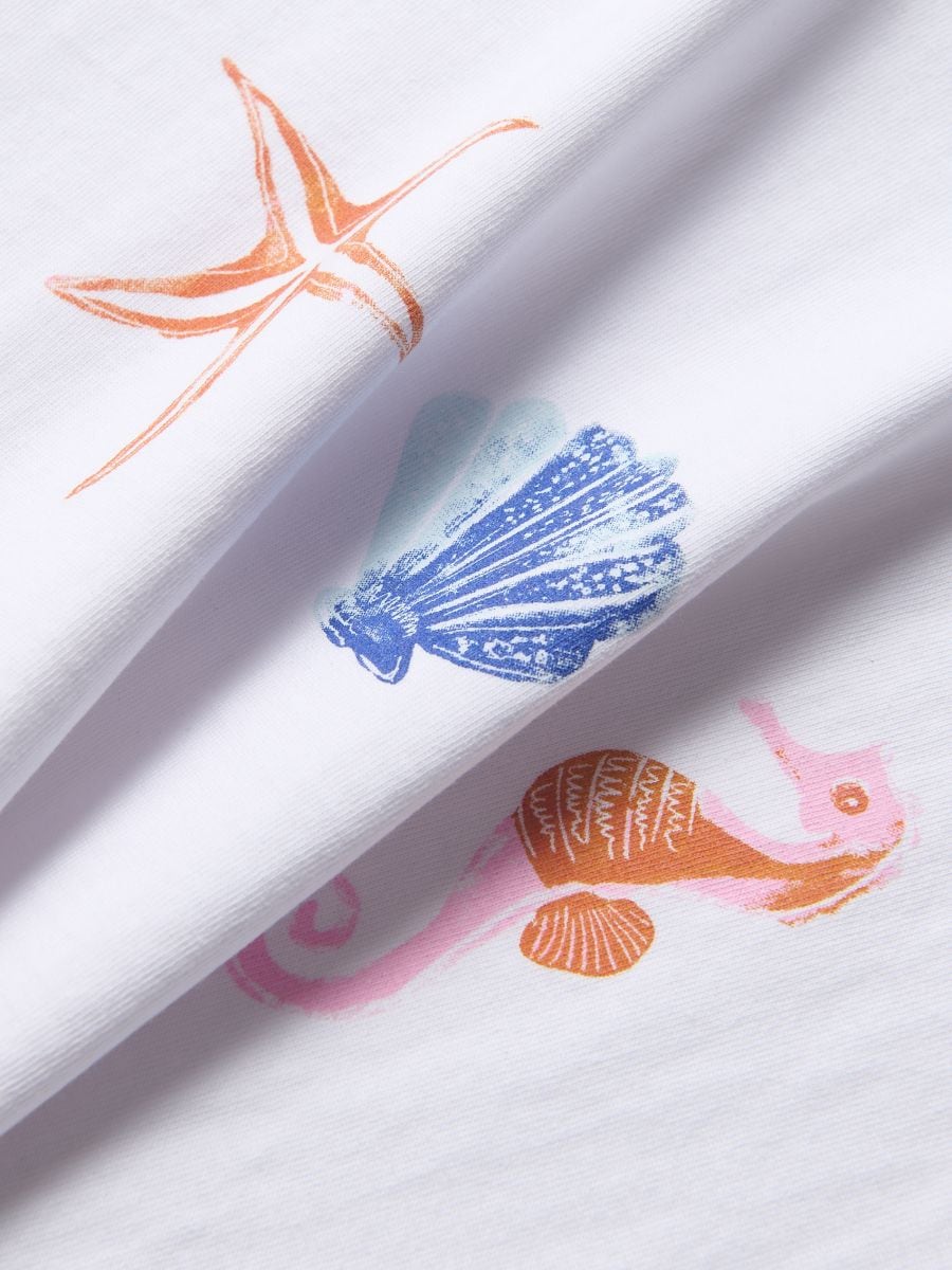 Short T-shirt with print - white - RESERVED - 6