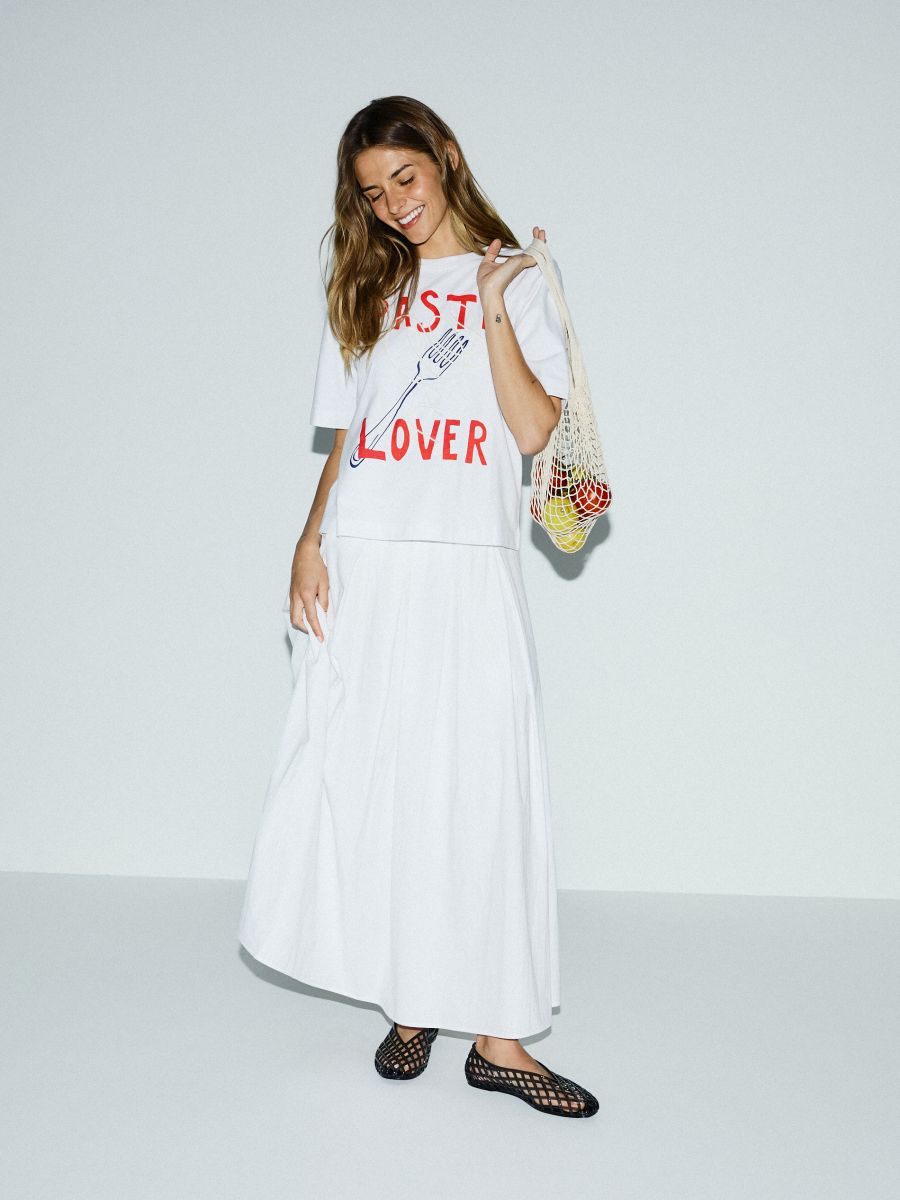 T-shirt with print - white - RESERVED - 3
