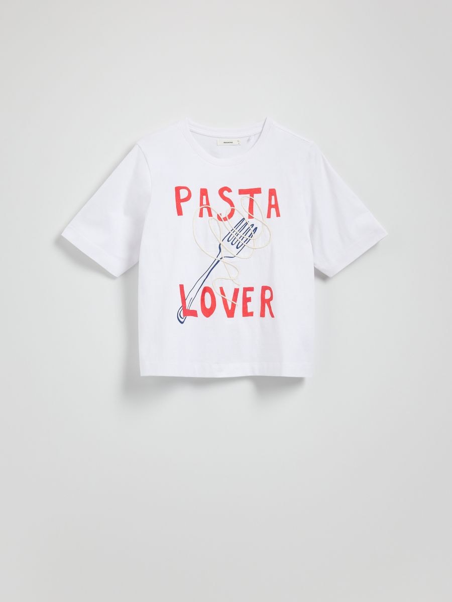 T-shirt with print - white - RESERVED - 3