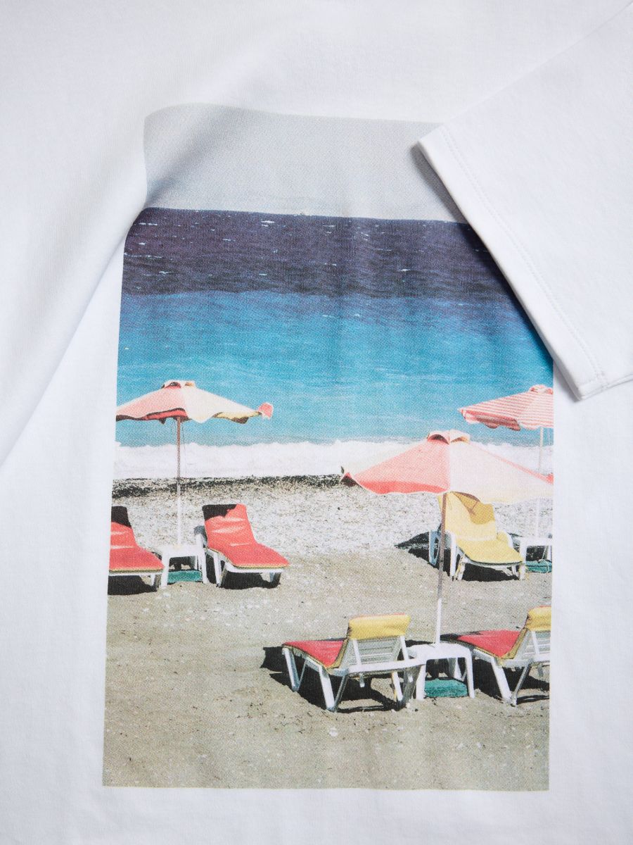 T-shirt with print - white - RESERVED - 5