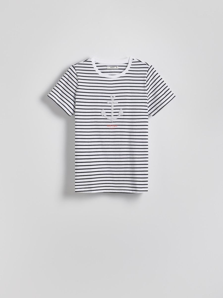 T-shirt with appliqué - multicolor - RESERVED - 5
