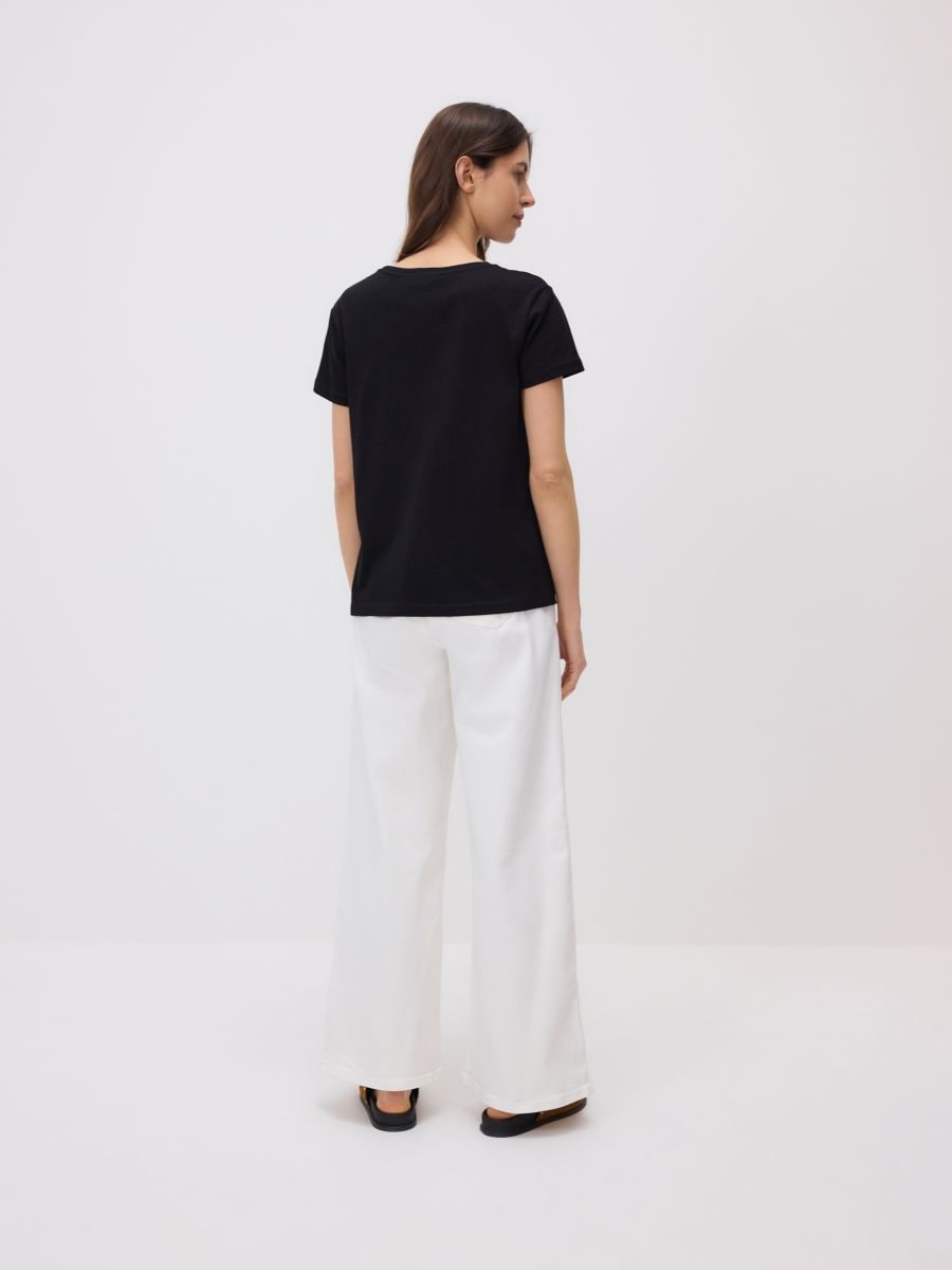 T-shirt with print - black - RESERVED - 4