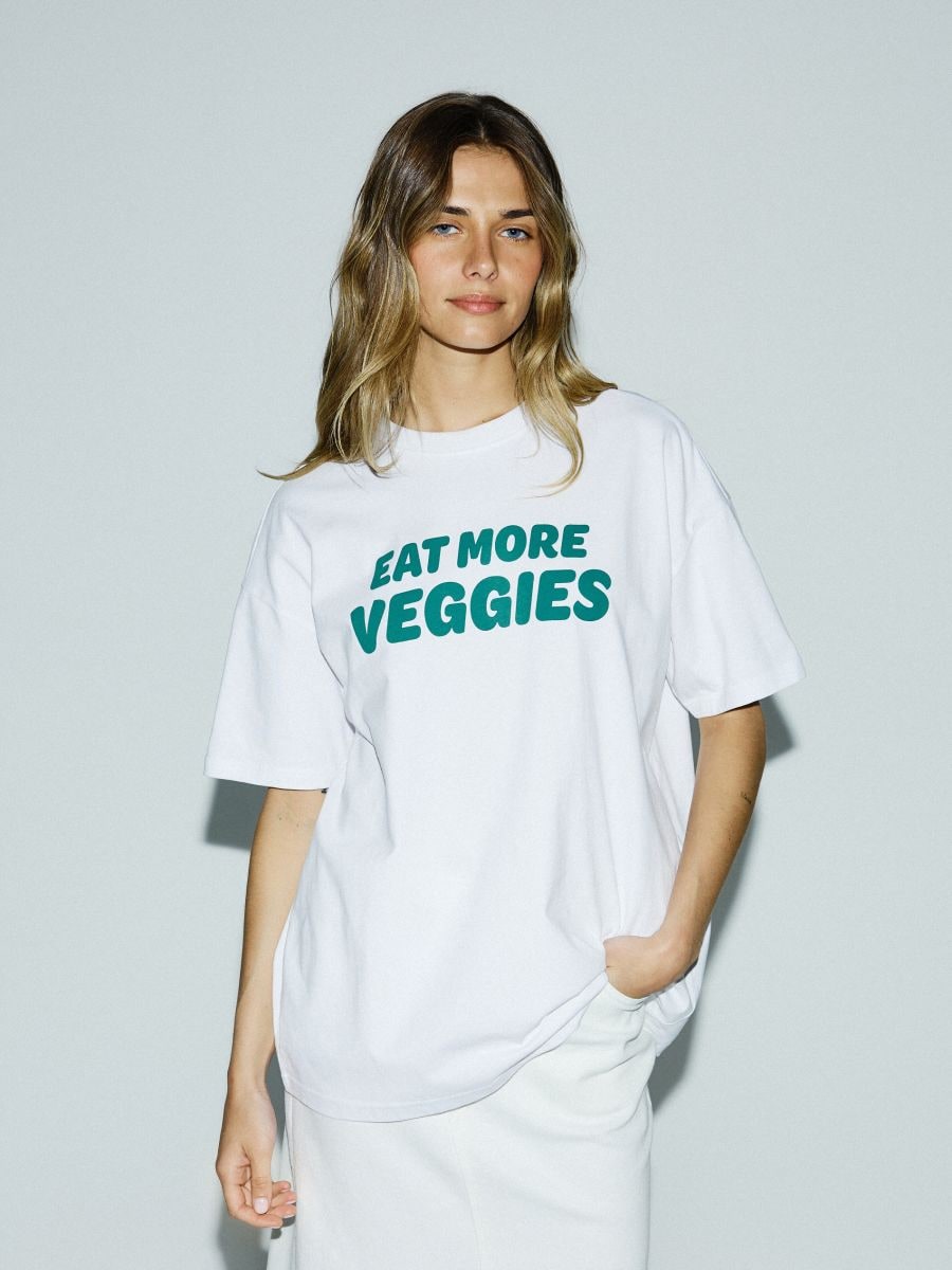 T-shirt with print - white - RESERVED - 4