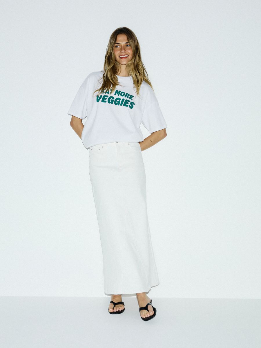 T-shirt with print - white - RESERVED - 3