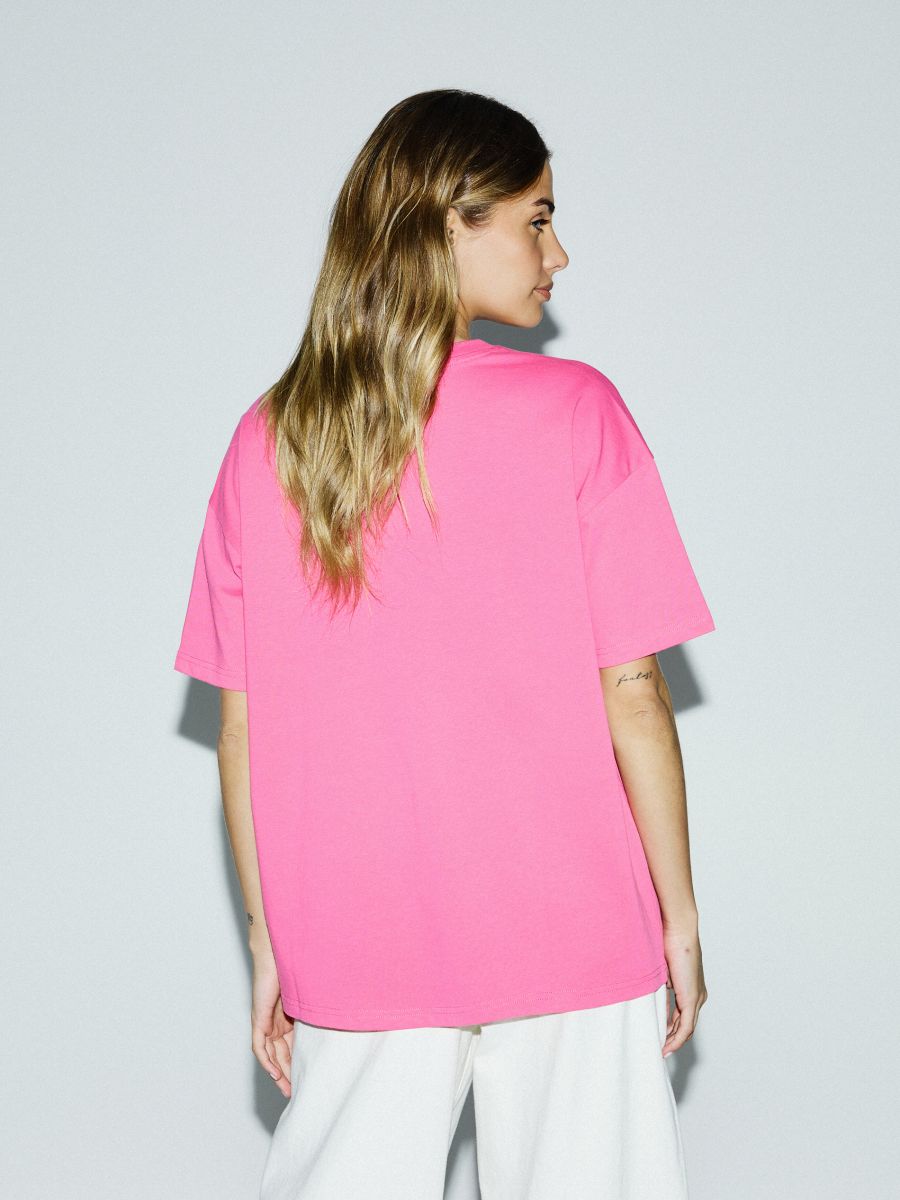 T-shirt with print - light orange - RESERVED - 3