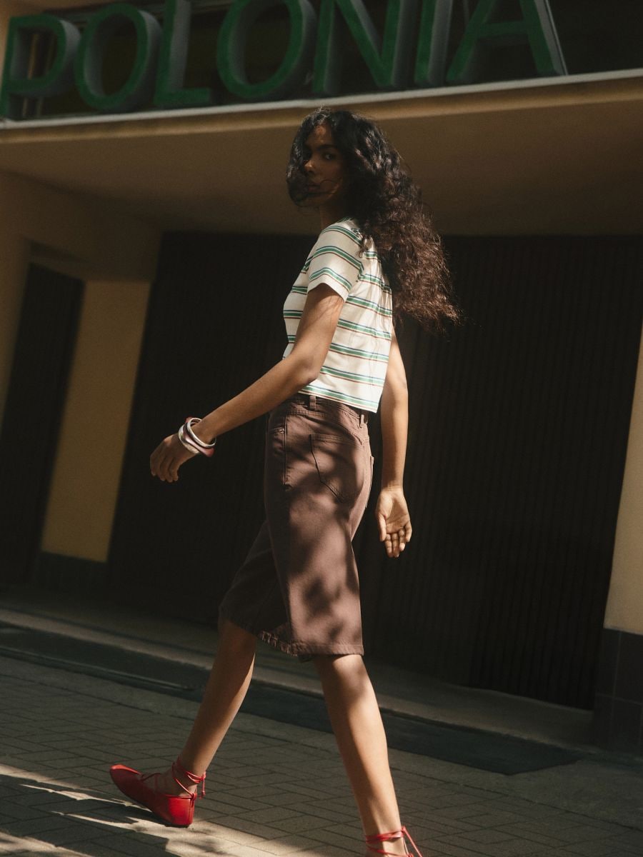 Stripe T-shirt - cream - RESERVED - 4