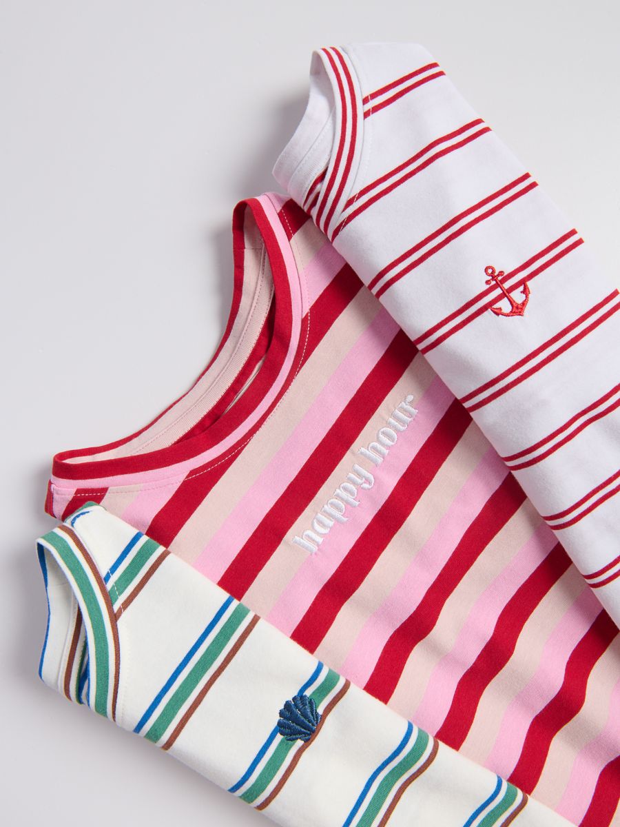 Stripe T-shirt - multicolor - RESERVED - 2