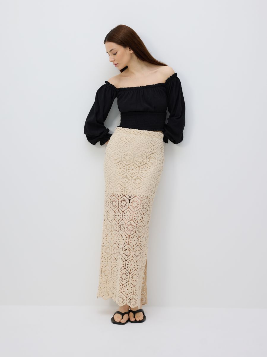 Open-backblouse - zwart - RESERVED - 4
