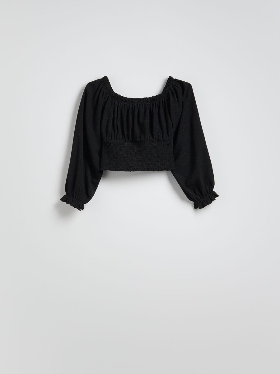 Open-backblouse - zwart - RESERVED - 5