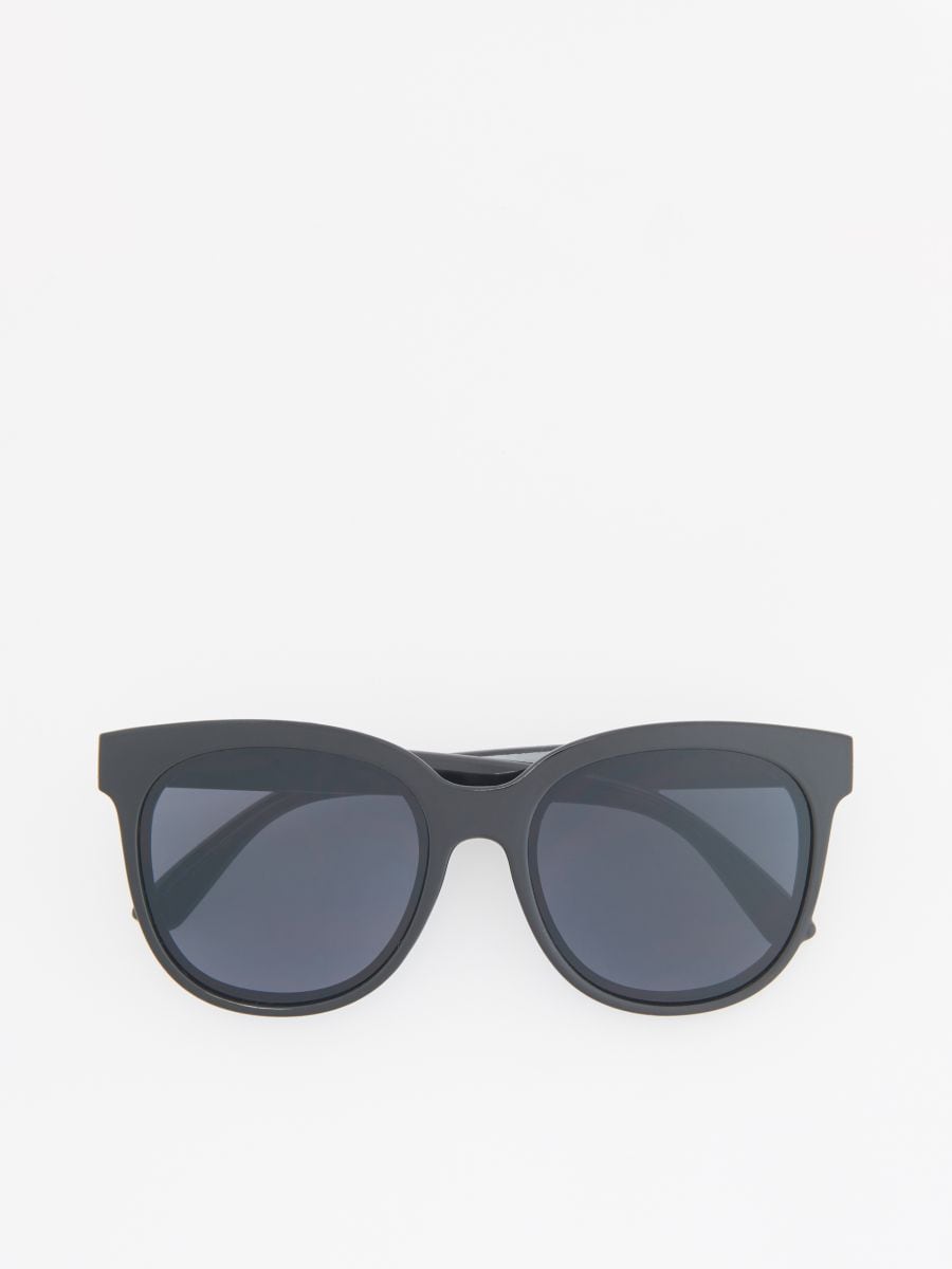 Virtual - Square Matte Black Frame Prescription Sunglasses