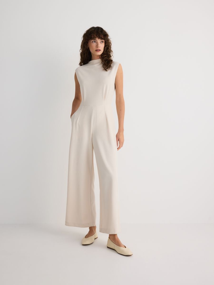 LADIES` JUMPSUIT - cream - RESERVED - 3