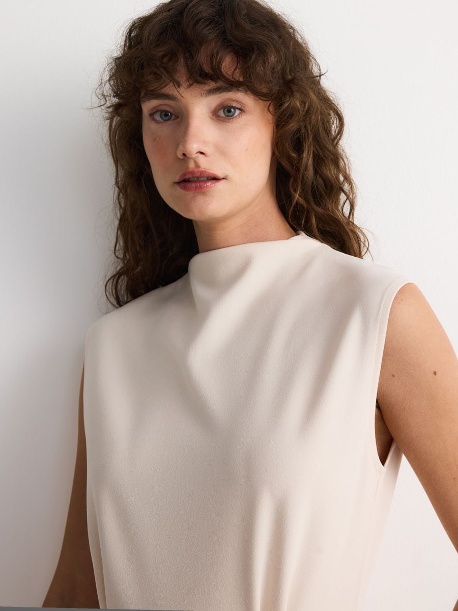 LADIES` JUMPSUIT - cream - RESERVED - 2
