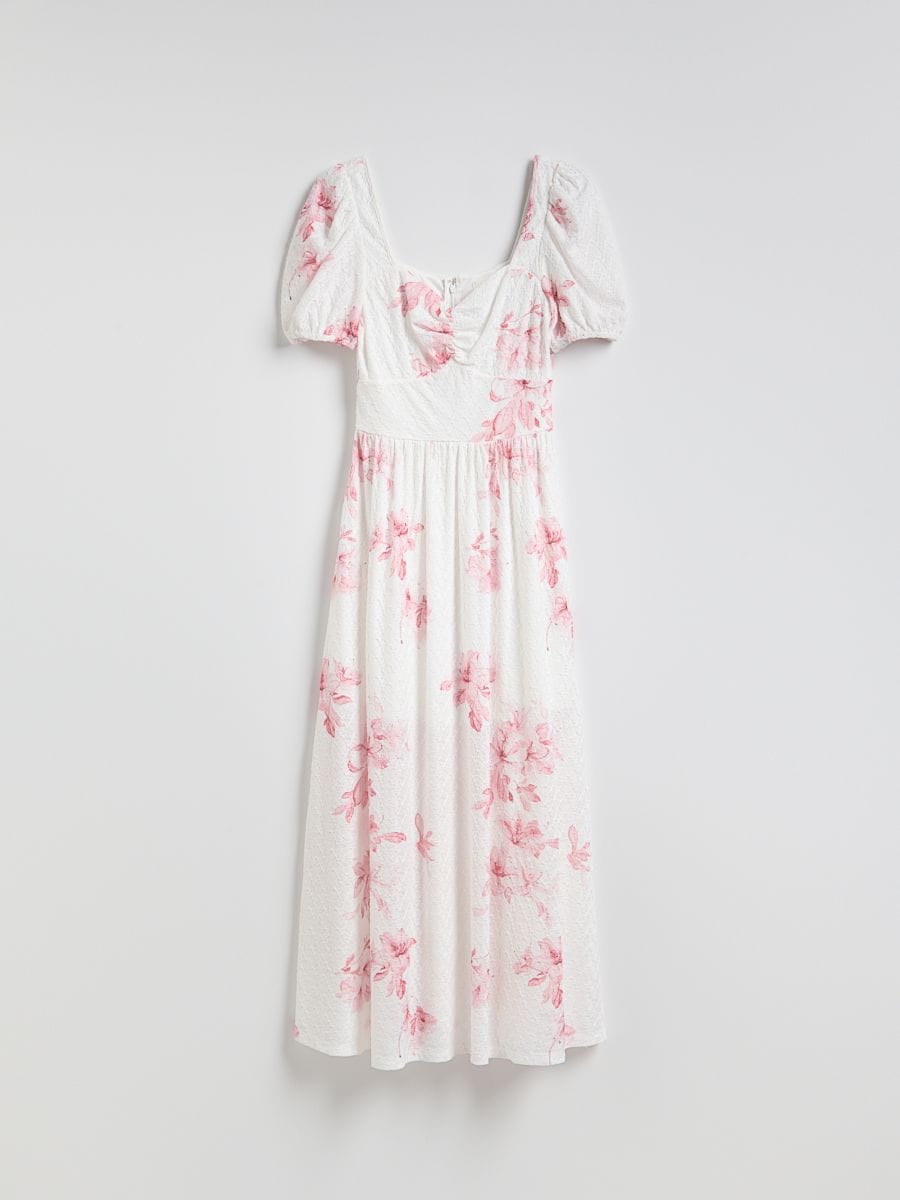 Maxi-Blumenkleid - pastellrosa - RESERVED - 5