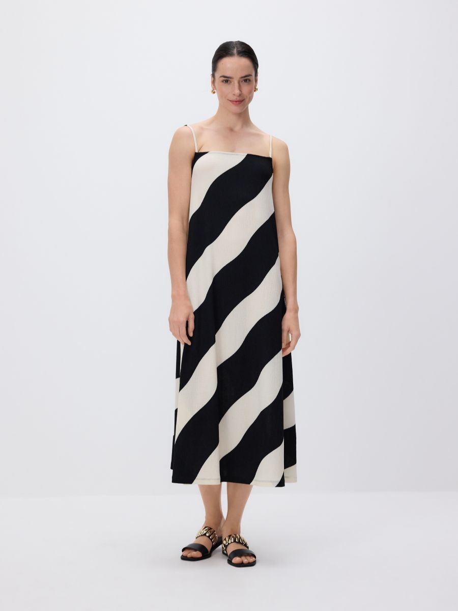 Robe rayée - Multicolore - RESERVED - 3