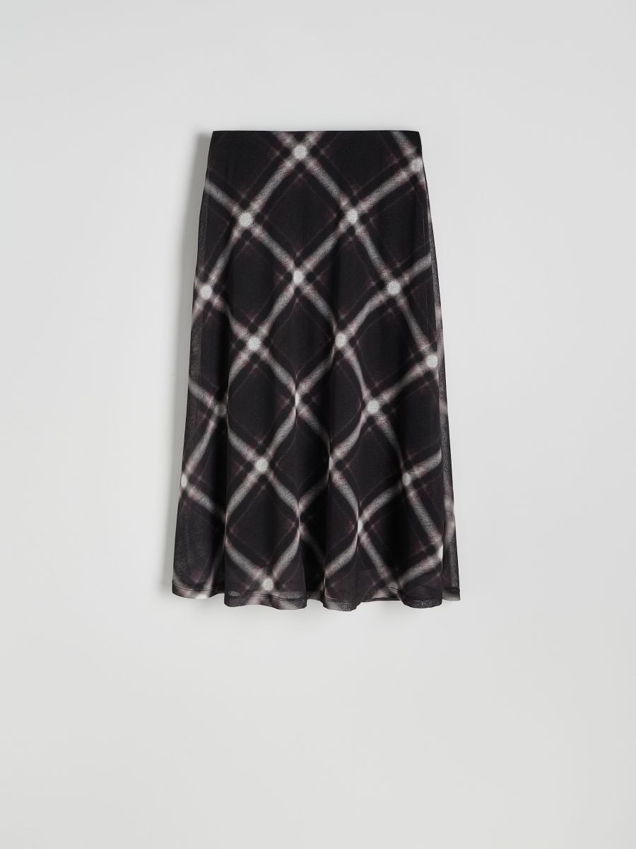 Check midi skirt - multicolor - RESERVED - 4