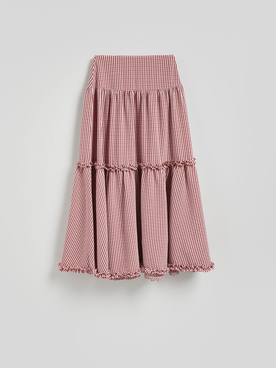 Check midi skirt - multicolor - RESERVED - 4