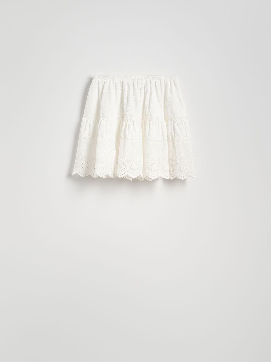 LADIES` SKIRT - krémová - RESERVED