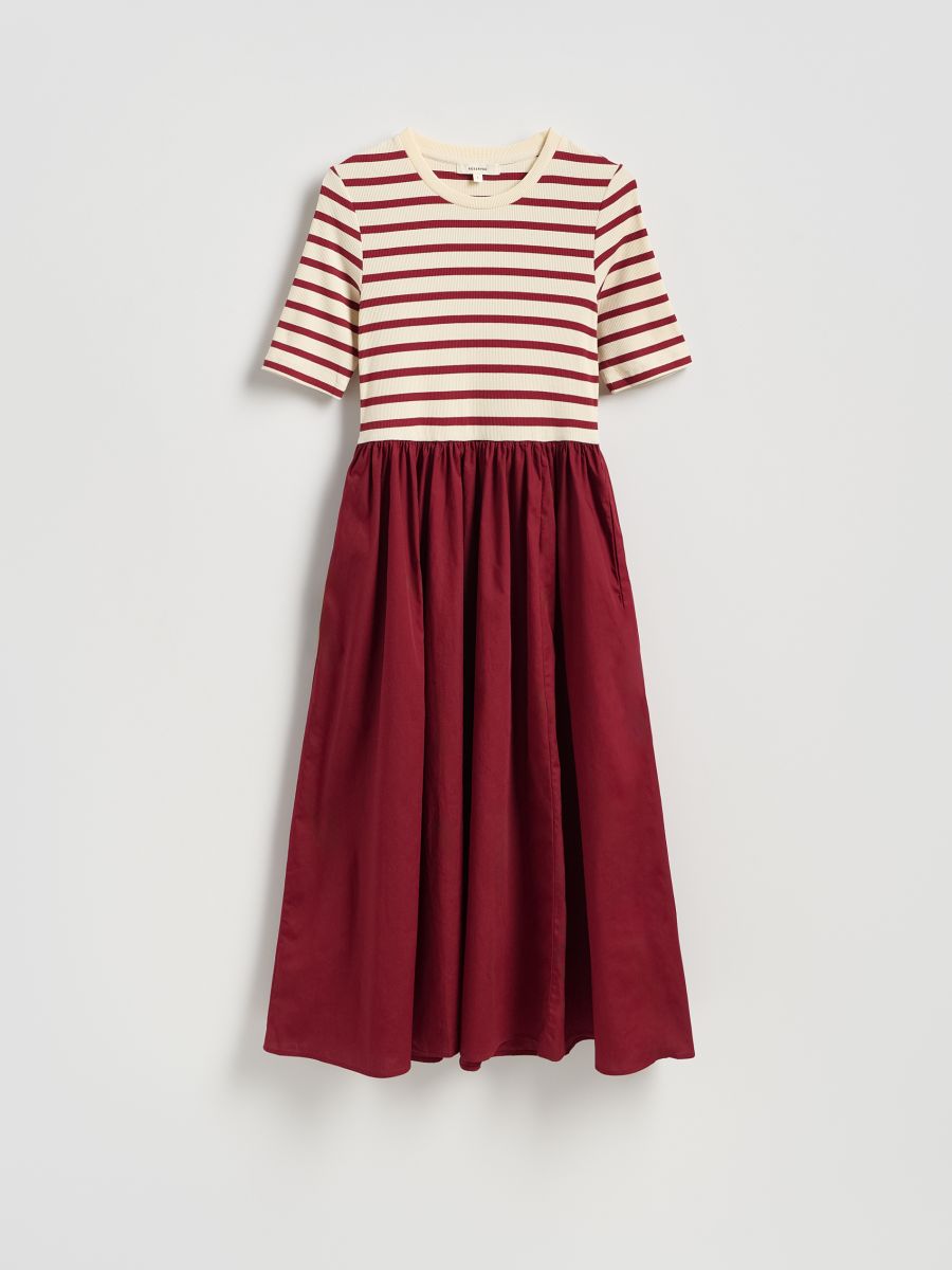 Rochie midi - roșu - RESERVED