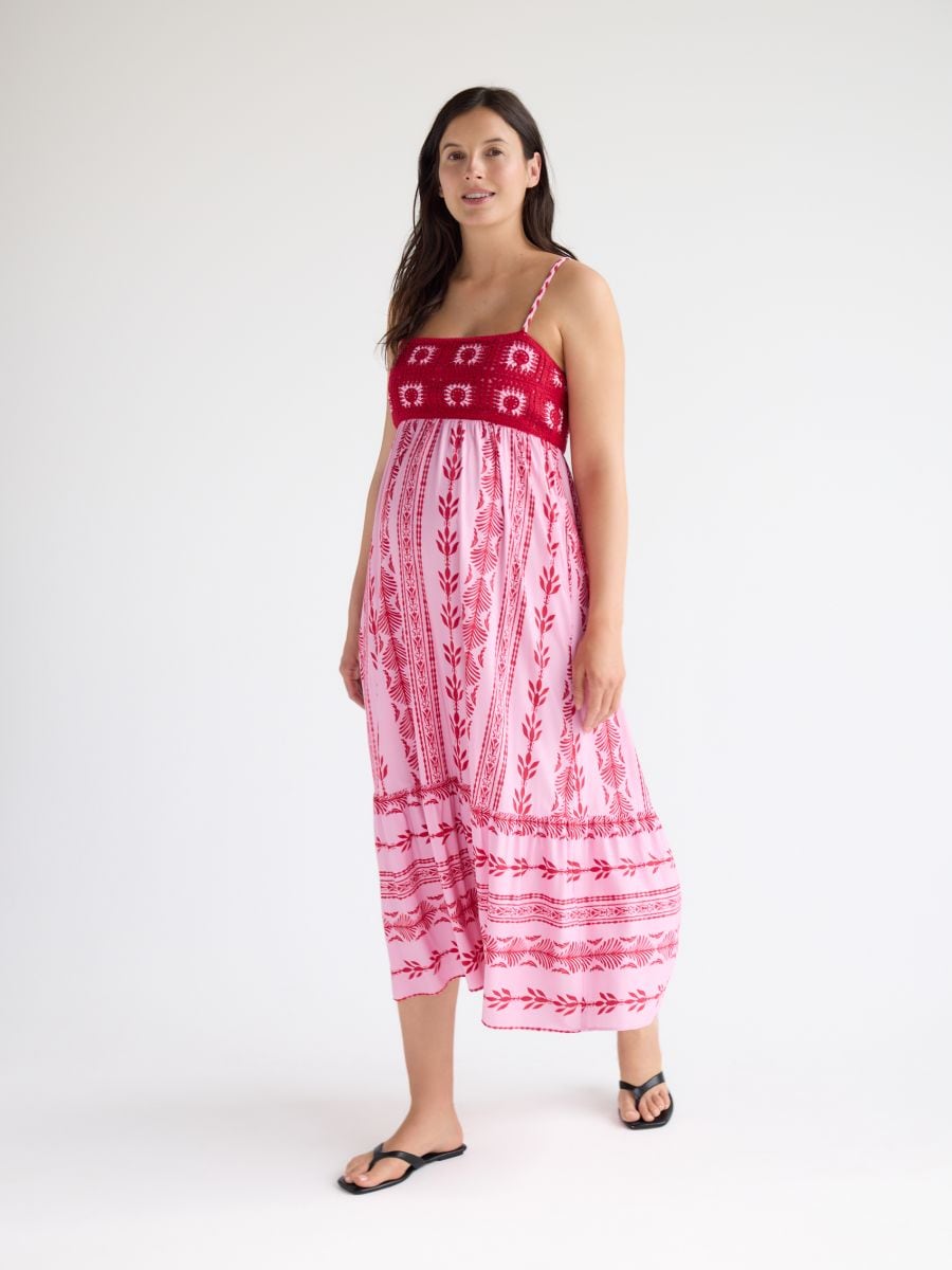 LADIES` DRESS - šareno - RESERVED