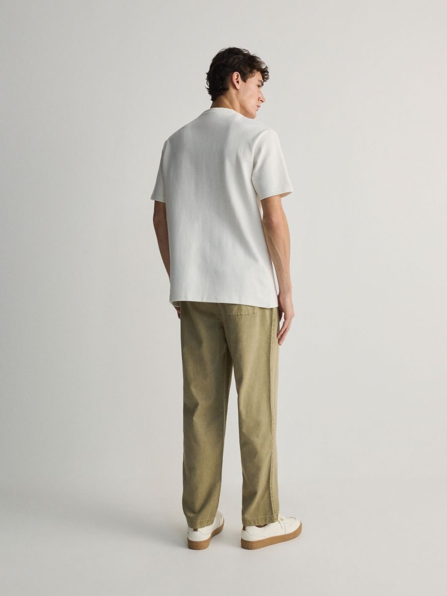 Cashmere joggers Color beige - RESERVED - 9800Q-80X